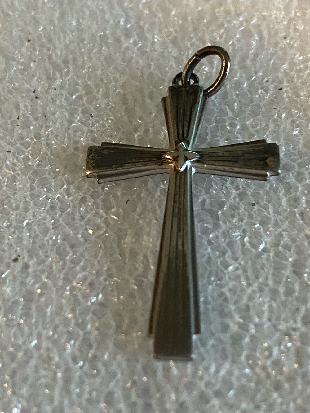 Vintage Sterling Cross Pendant